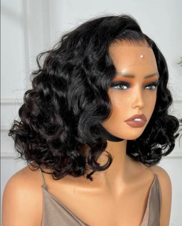 MYA | 14" | 13X4 HD LACE FRONTAL | WITH PERMANENT PART | HUMAN HAIR WIG