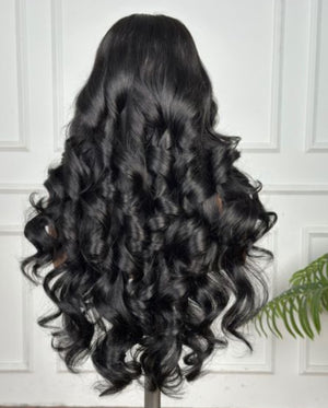 MILAN | 24" | 5X5 HD LACE CLOSURE | GLUELESS | READY TO WEAR | HUMAN HAIR WIG