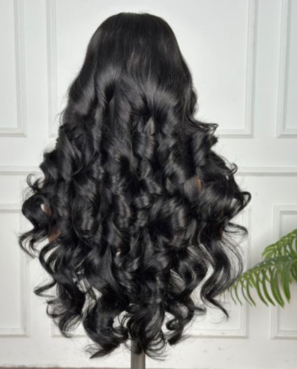 MILAN | 24" | 5X5 HD LACE CLOSURE | GLUELESS | READY TO WEAR | HUMAN HAIR WIG