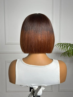 ALEXUS | 8" | LACE TOP | GLUELESS | OMBRE | READY TO WEAR | HUMAN HAIR WIG