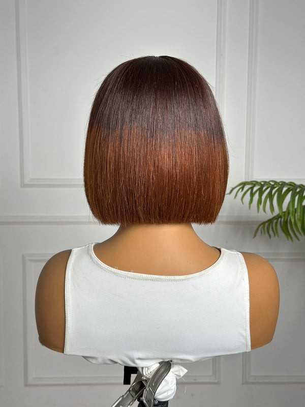 ALEXUS | 8" | LACE TOP | GLUELESS | OMBRE | READY TO WEAR | HUMAN HAIR WIG