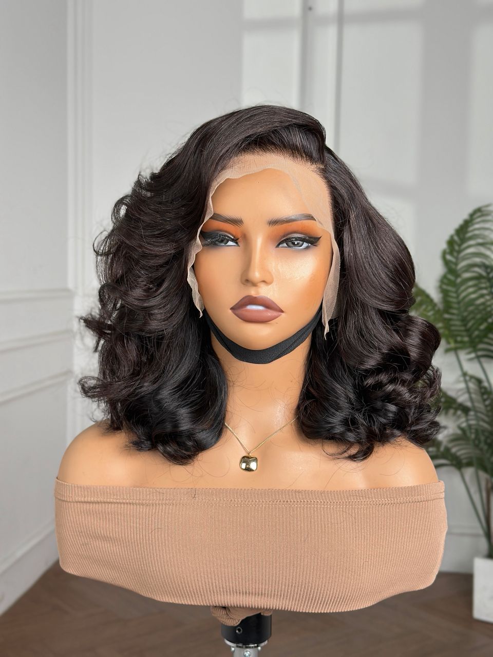 NADEEN |12 " | 13X4 | HD FRONTAL | READY TO WEAR | HUMAN HAIR WIG