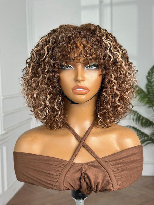 SASHA | 10" | FULL WIG | GLUELESS | READY TO WEAR | HUMAN HAIR WIG