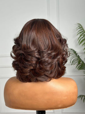 TIFFANY | 4X4 LACE WIG | 10" | LIGHT BROWN | MEDIUM CAP | GLUELESS