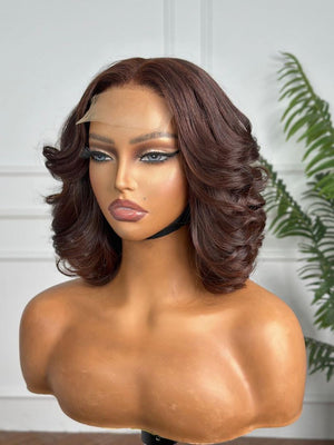 TIFFANY | 4X4 LACE WIG | 10" | LIGHT BROWN | MEDIUM CAP | GLUELESS