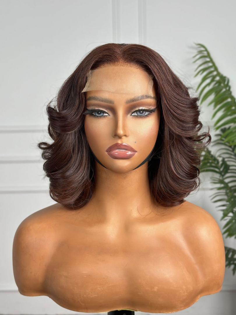 TIFFANY | 4X4 LACE WIG | 10" | LIGHT BROWN | MEDIUM CAP | GLUELESS