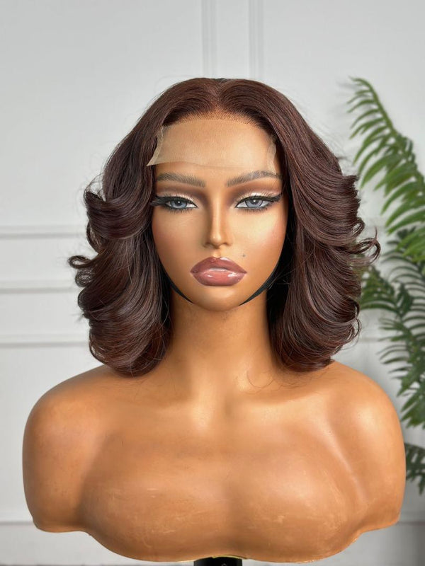 TIFFANY | 4X4 LACE WIG | 10" | LIGHT BROWN | MEDIUM CAP | GLUELESS