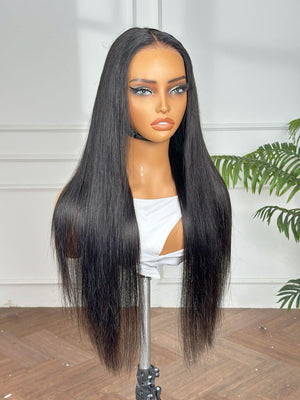 ISSA | 5X5 HD LACE CLOSURE | 24" STRAIGHT| READY TO WEAR | GLUELESS WIG