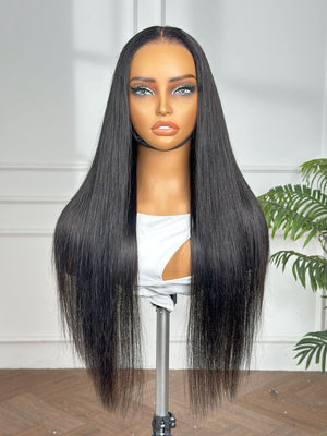 ISSA | 5X5 HD LACE CLOSURE | 24" STRAIGHT| READY TO WEAR | GLUELESS WIG