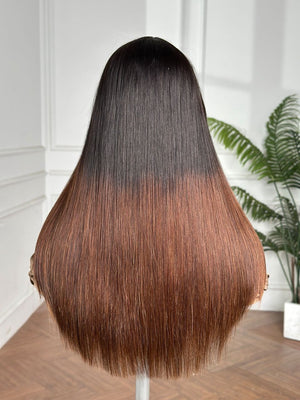 JAZMIN | 20" | OMBRE | GLUELESS | READY TO WEAR | HUMAN HAIR WIG