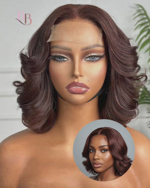 TIFFANY | 4X4 LACE WIG | 10" | LIGHT BROWN | MEDIUM CAP | GLUELESS