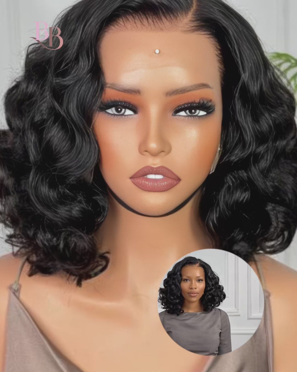 MYA | 14" | 13X4 HD LACE FRONTAL | WITH PERMANENT PART | HUMAN HAIR WIG