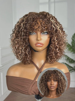 SASHA | 10" | FULL WIG | GLUELESS | READY TO WEAR | HUMAN HAIR WIG